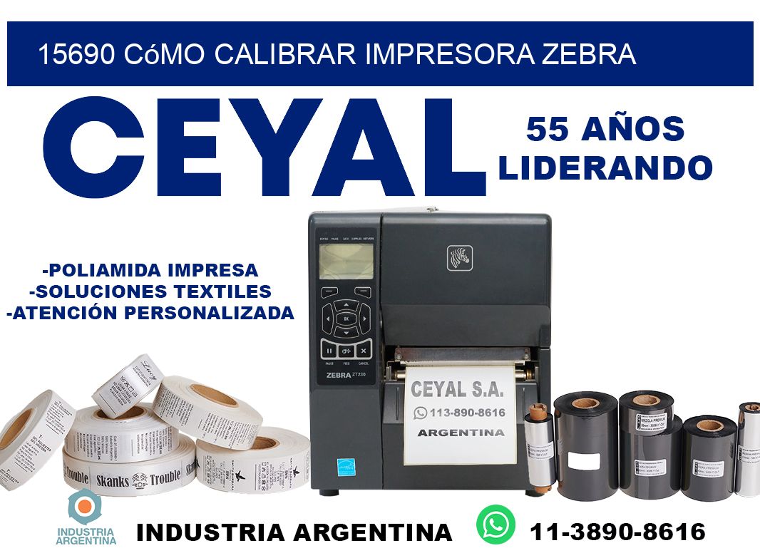 15690 cómo calibrar impresora zebra
