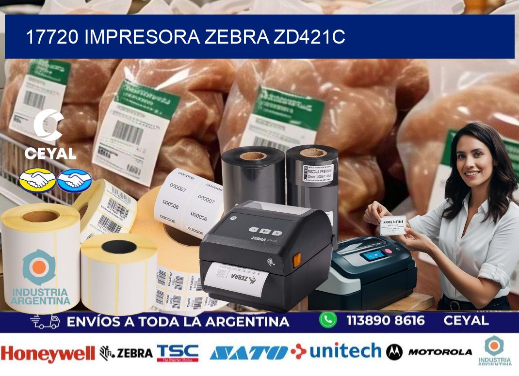 17720 Impresora Zebra zd421c
