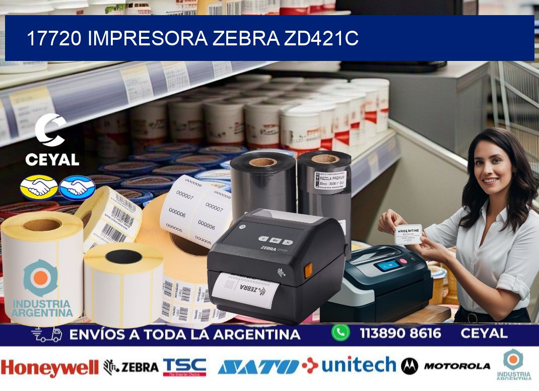 17720 Impresora Zebra zd421c