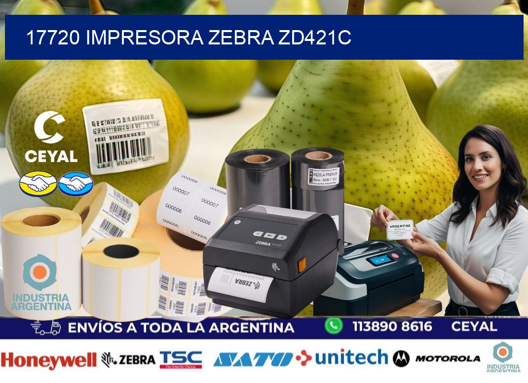 17720 Impresora Zebra zd421c