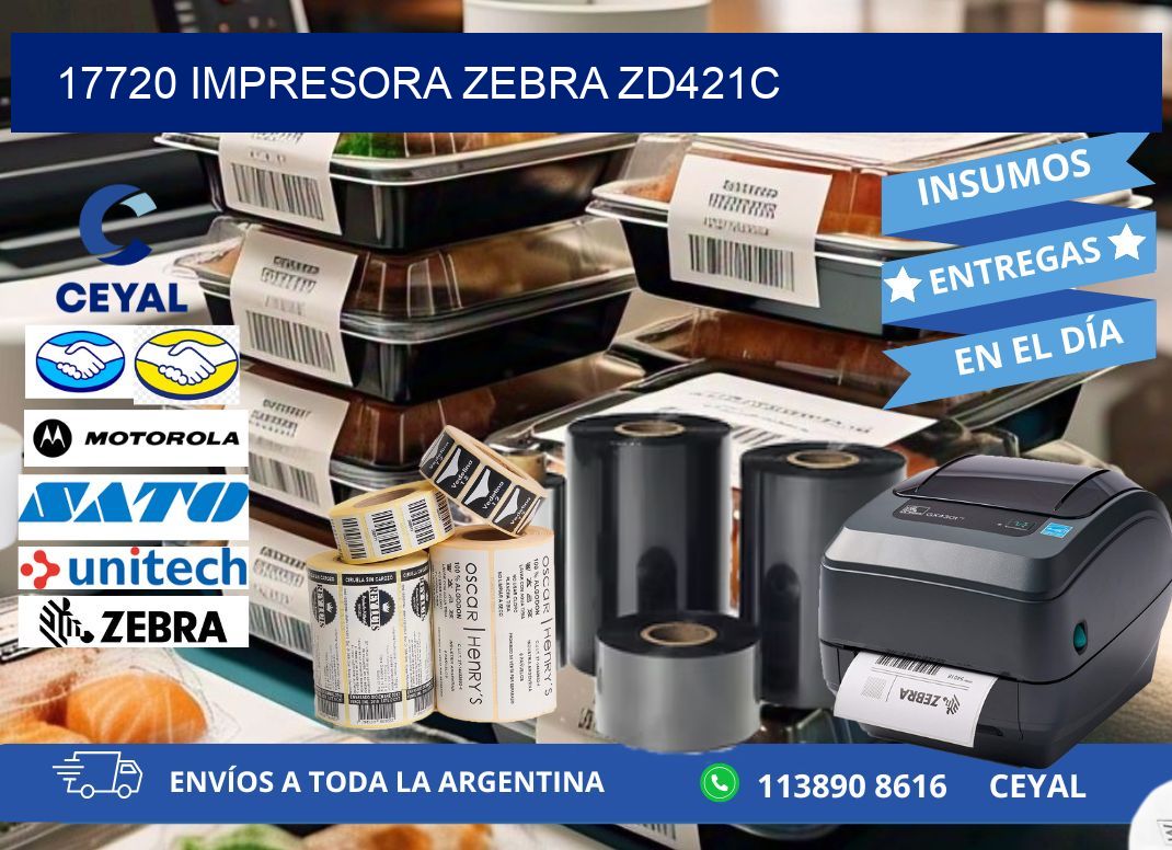 17720 Impresora Zebra zd421c