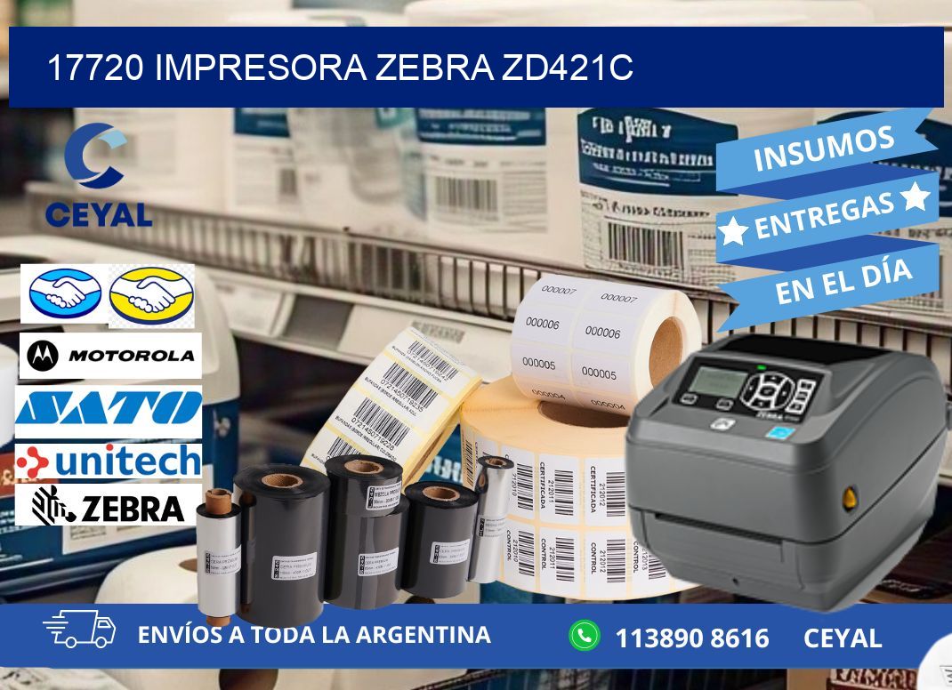 17720 Impresora Zebra zd421c