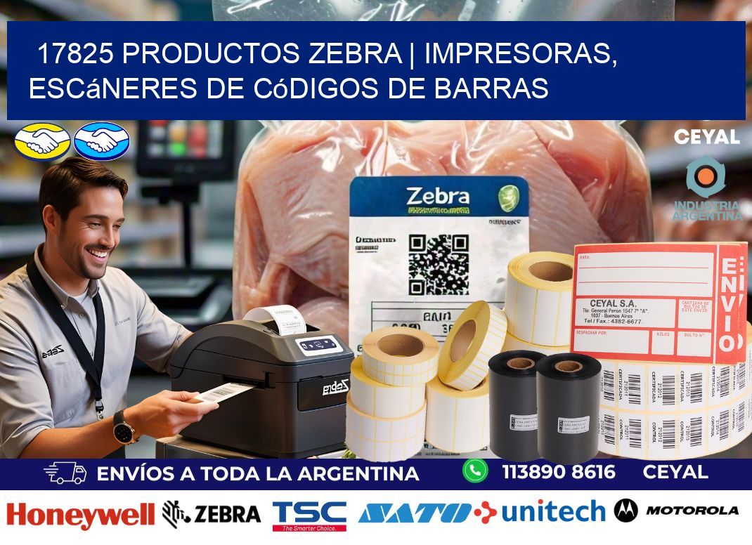 17825 Productos Zebra | Impresoras, escáneres de códigos de barras