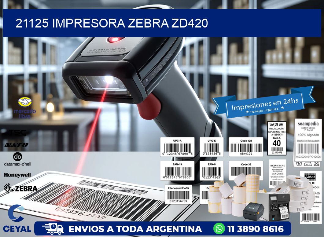21125 Impresora Zebra ZD420