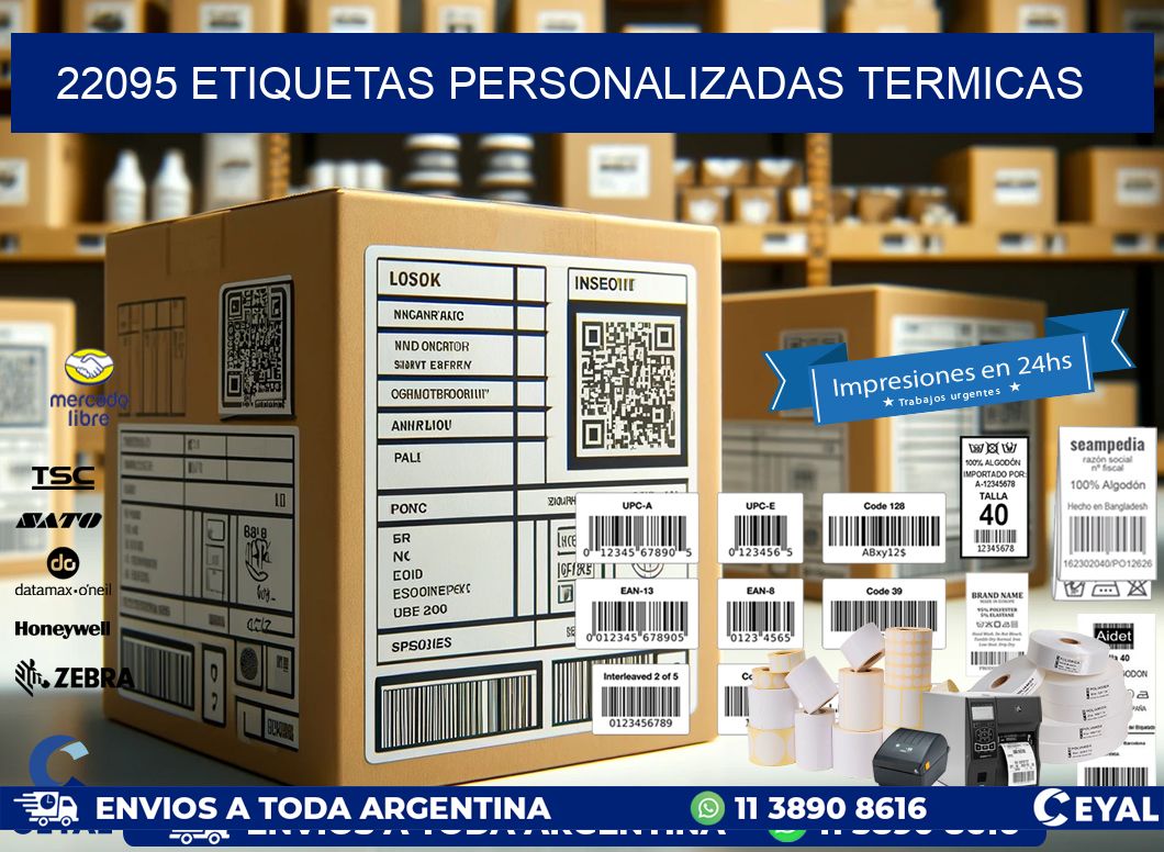 22095 Etiquetas personalizadas termicas