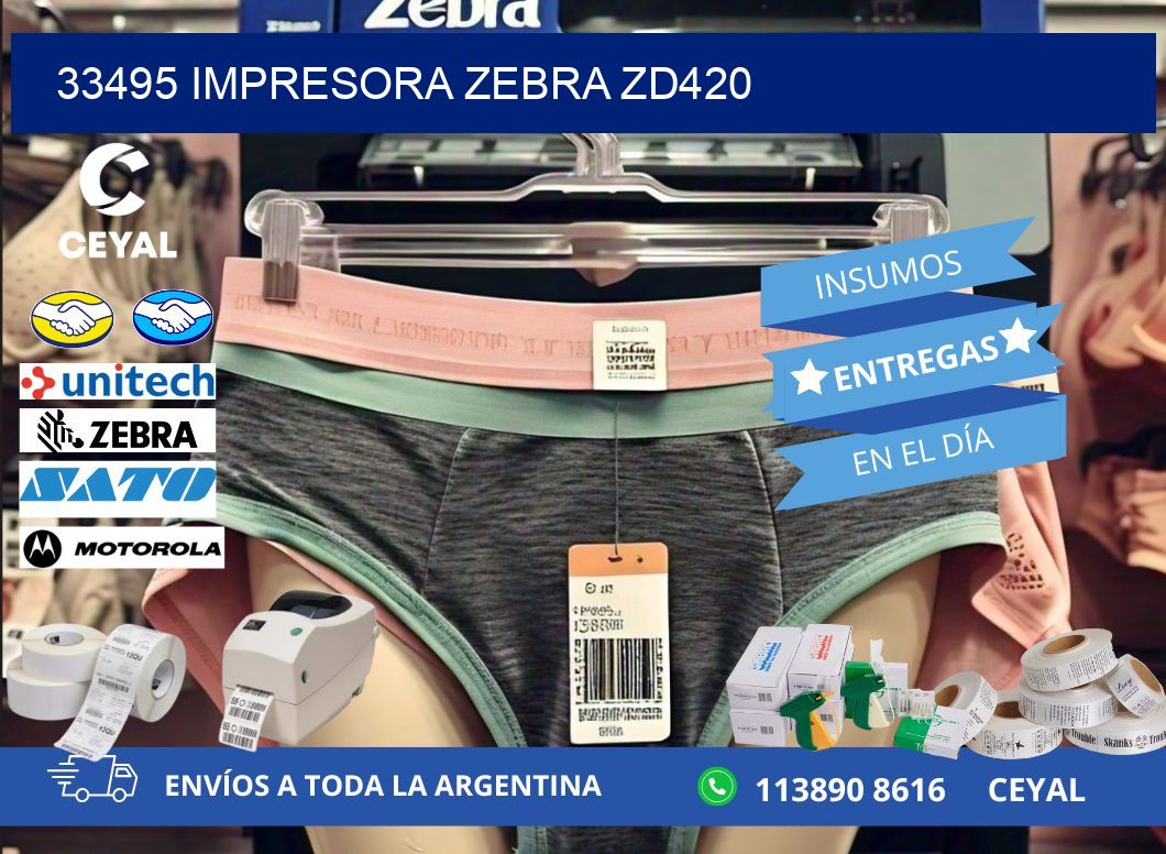 33495 Impresora Zebra ZD420