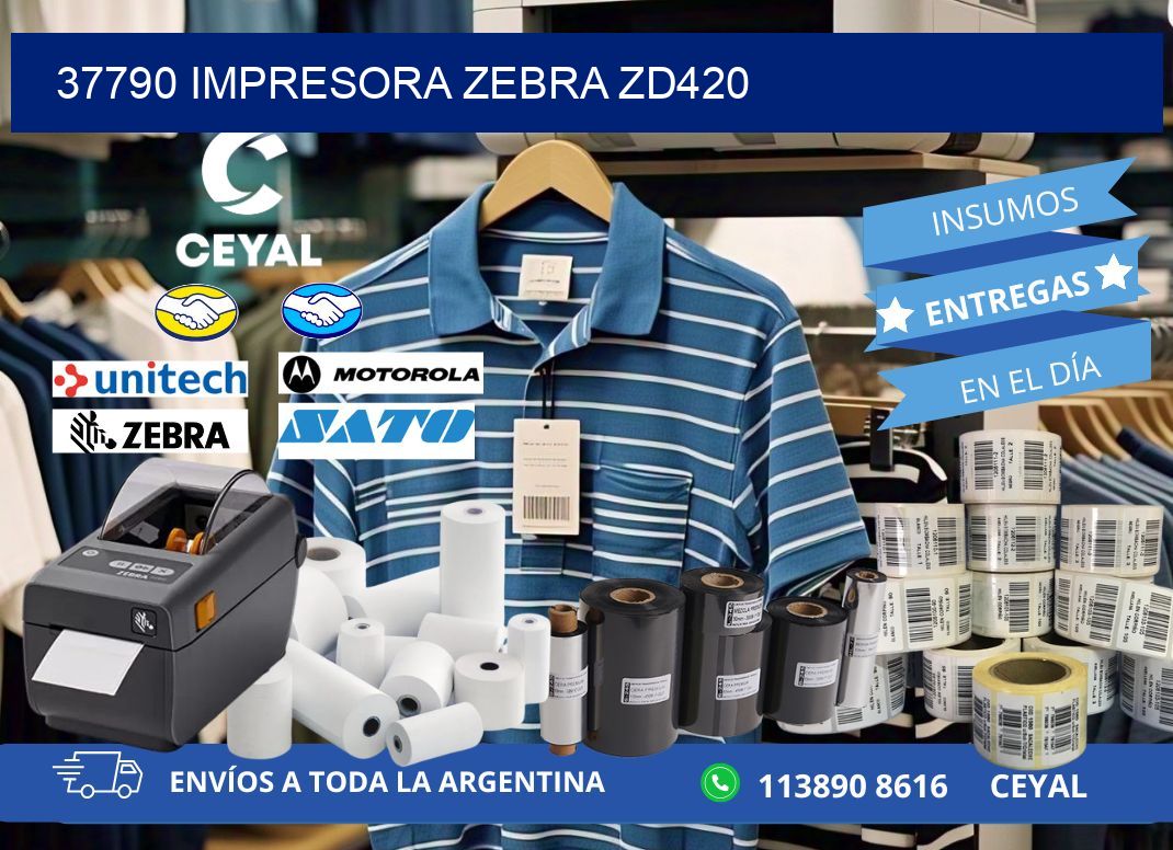 37790 Impresora Zebra ZD420