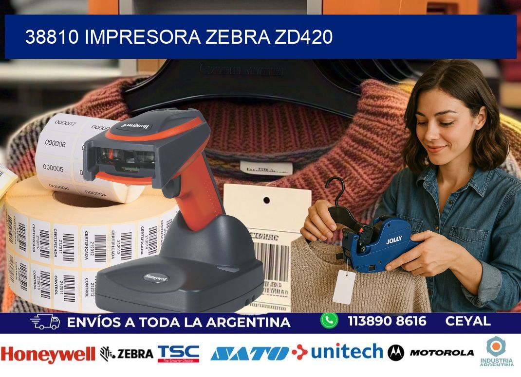 38810 Impresora Zebra ZD420