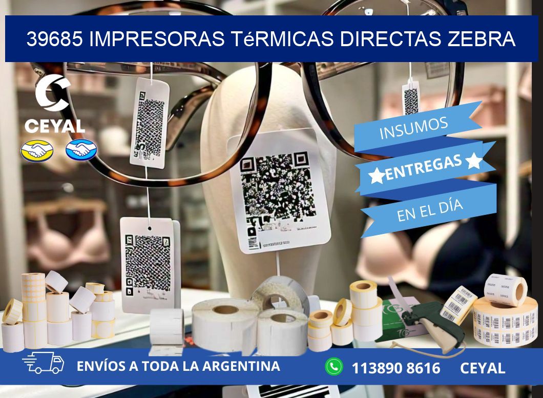 39685 impresoras térmicas directas zebra