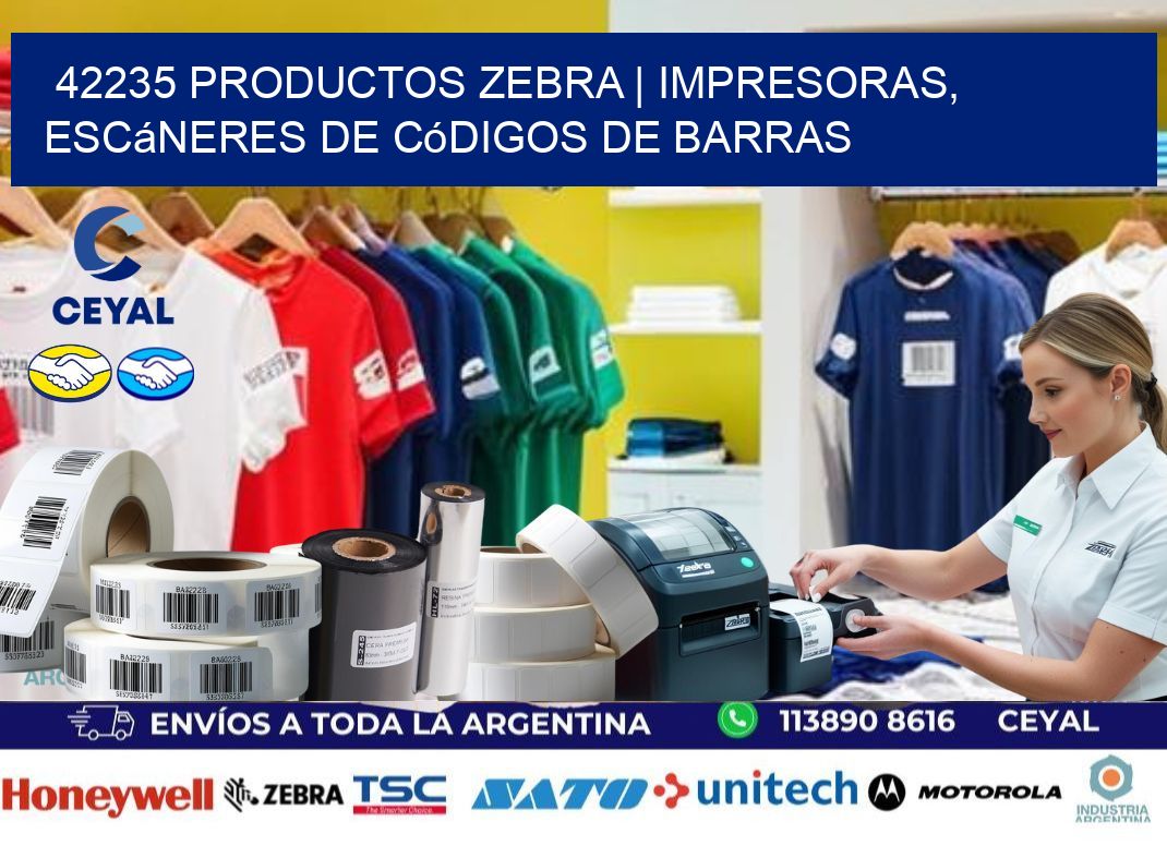 42235 Productos Zebra | Impresoras, escáneres de códigos de barras