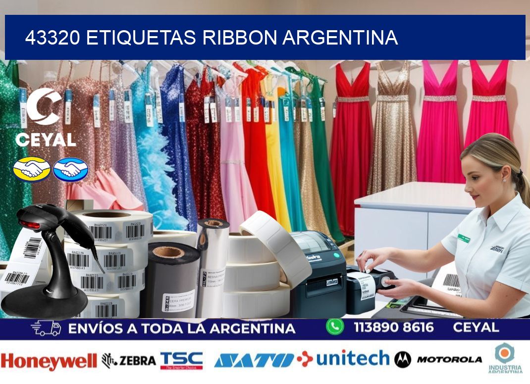 43320 etiquetas ribbon argentina