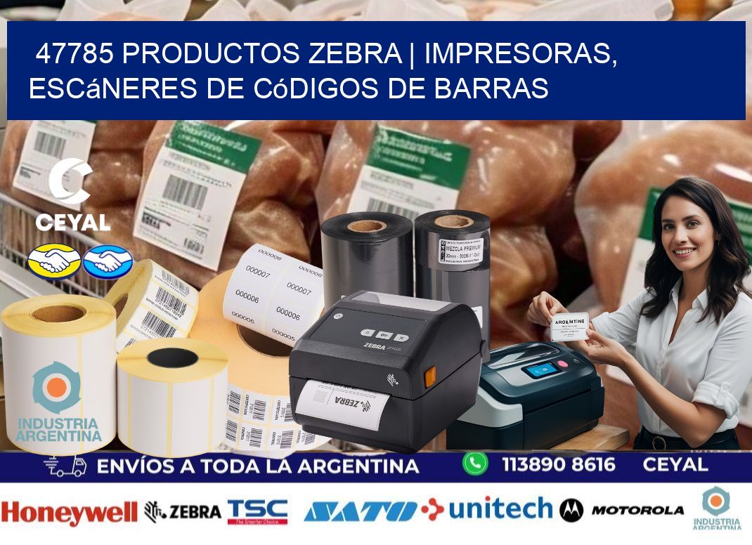 47785 Productos Zebra | Impresoras, escáneres de códigos de barras