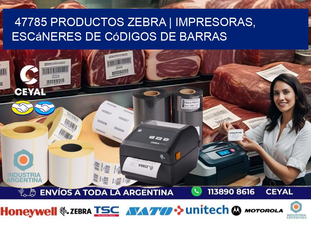 47785 Productos Zebra | Impresoras, escáneres de códigos de barras