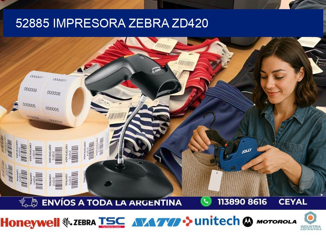 52885 Impresora Zebra ZD420