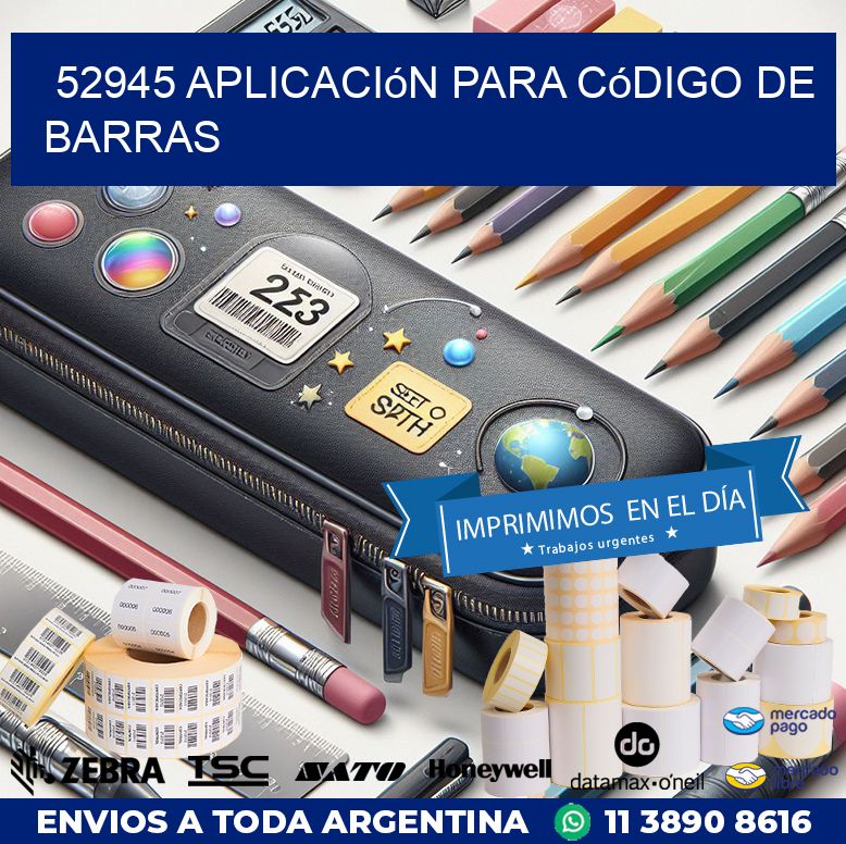 52945 Aplicación para código de barras