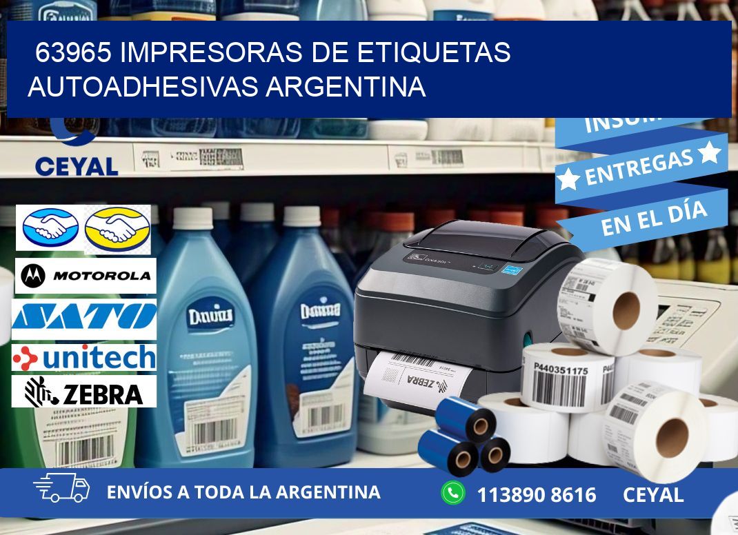 63965 Impresoras de etiquetas autoadhesivas argentina