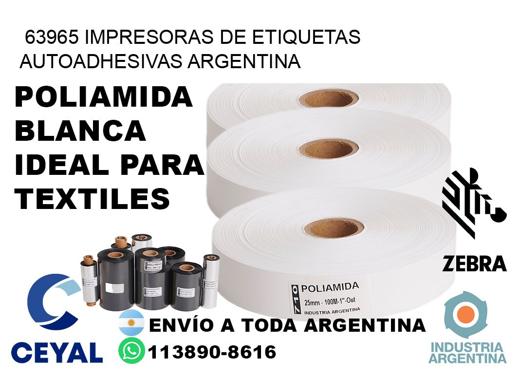 63965 Impresoras de etiquetas autoadhesivas argentina
