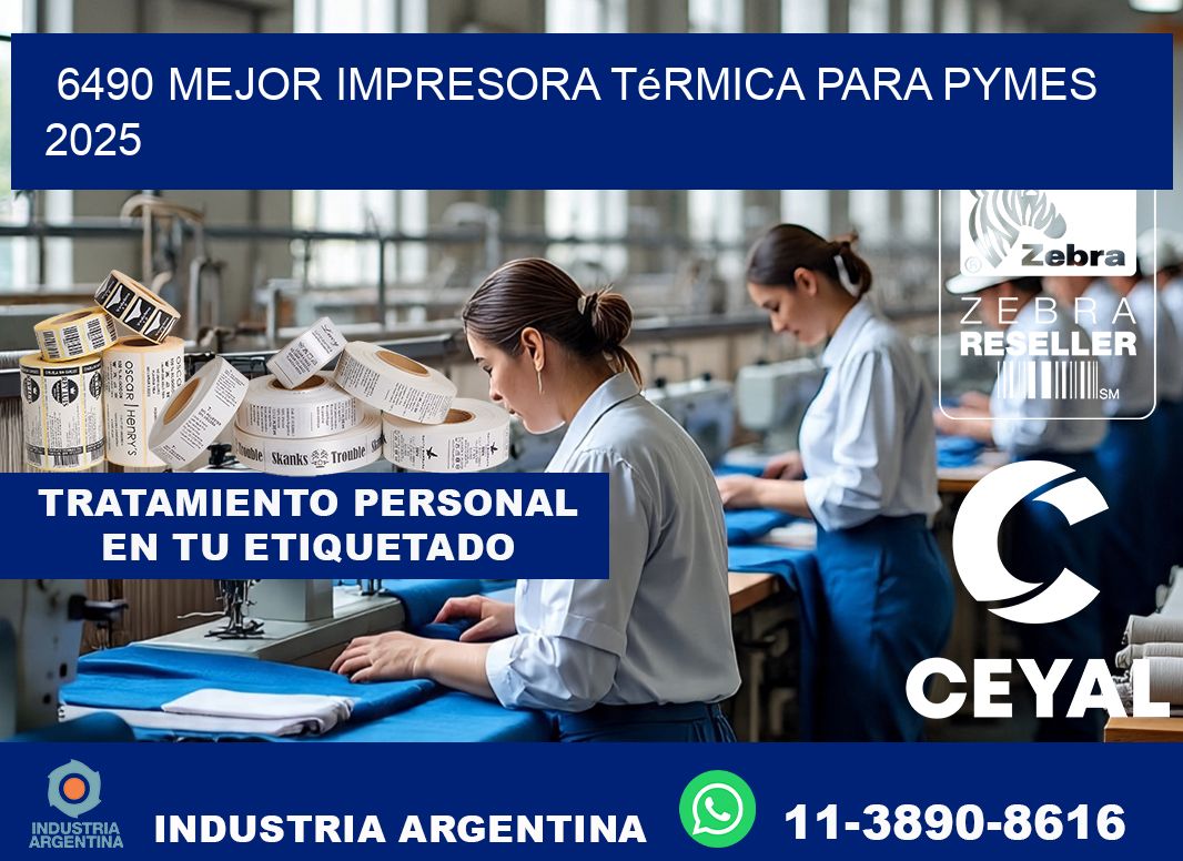 6490 mejor impresora térmica para pymes 2025