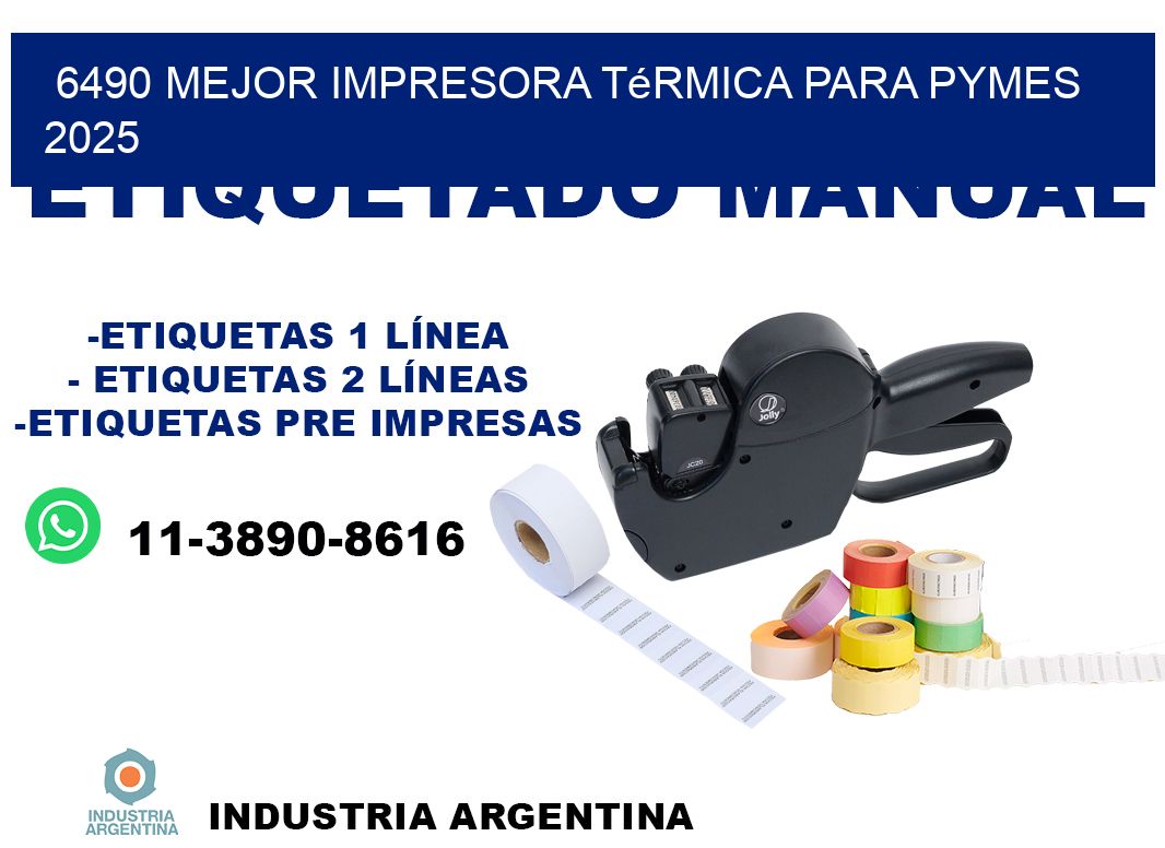 6490 mejor impresora térmica para pymes 2025