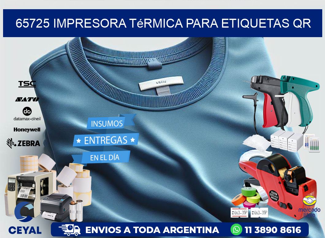65725 impresora térmica para etiquetas QR