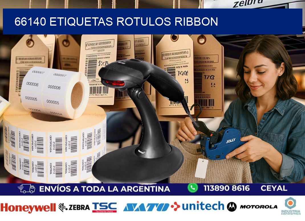 66140 Etiquetas rotulos ribbon