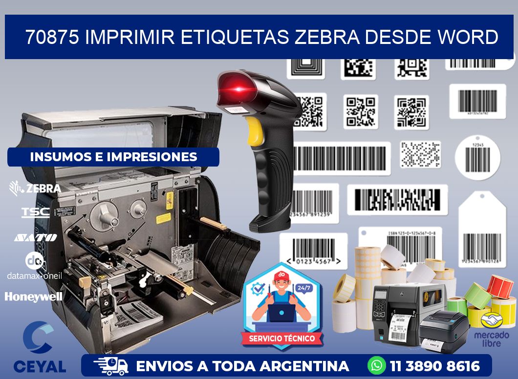 70875 imprimir etiquetas zebra desde word