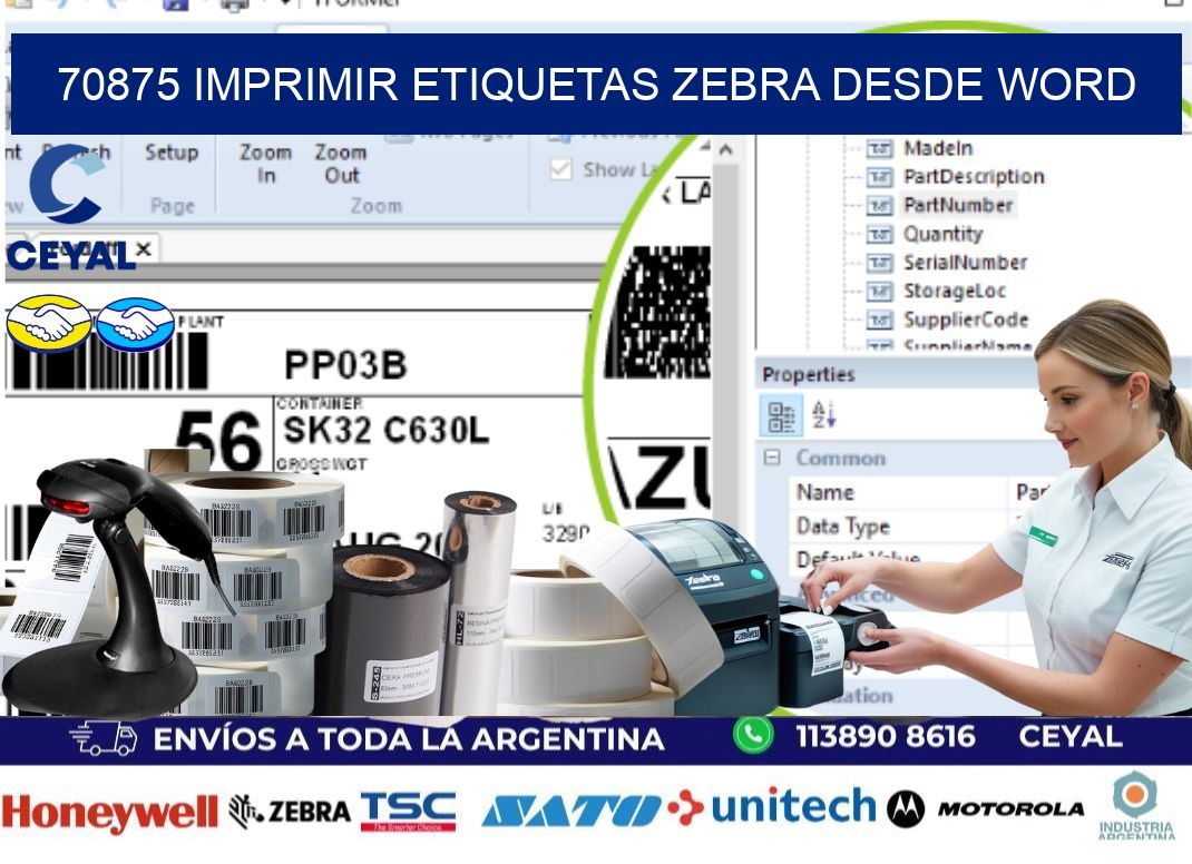 70875 imprimir etiquetas zebra desde word