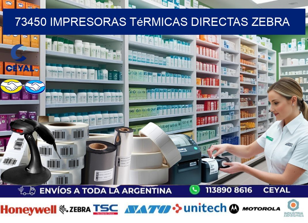 73450 impresoras térmicas directas zebra