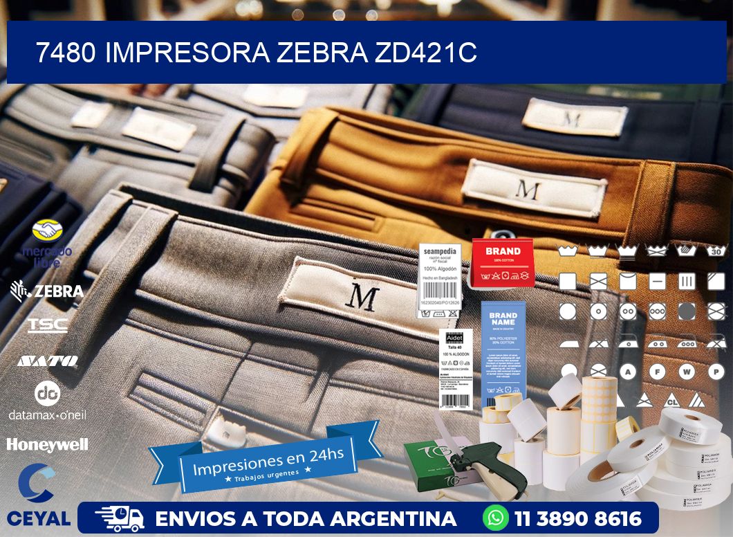 7480 Impresora Zebra zd421c