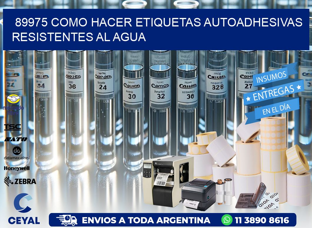 89975 Como hacer etiquetas autoadhesivas resistentes al agua