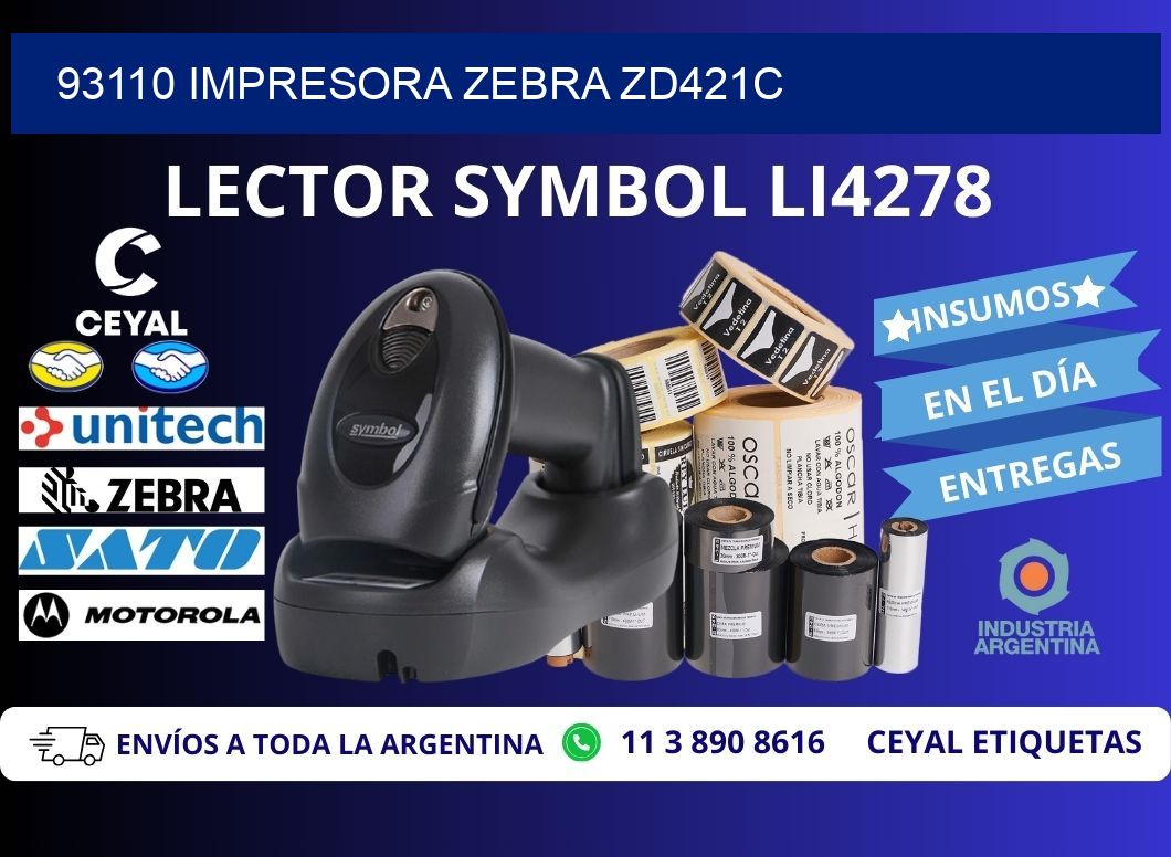 93110 Impresora Zebra zd421c