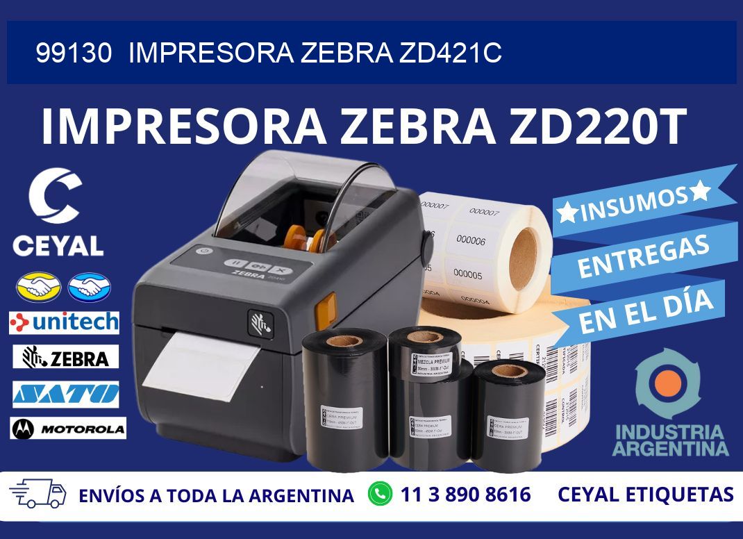 99130  Impresora Zebra zd421c