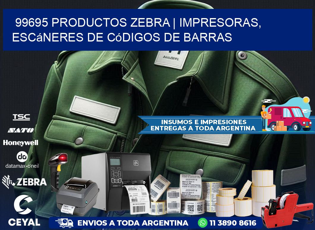 99695 Productos Zebra | Impresoras, escáneres de códigos de barras