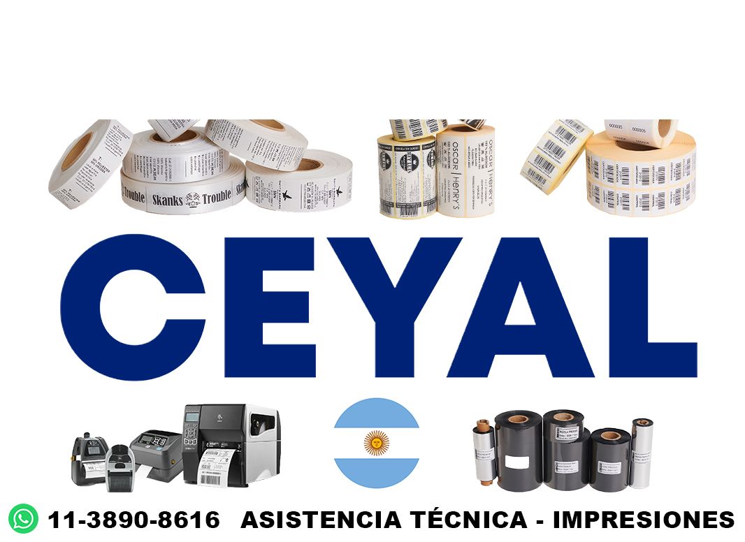 impresora DATAMAX + 64210 etiquetas + ribbon