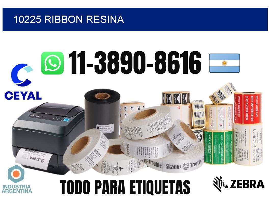 10225 ribbon resina