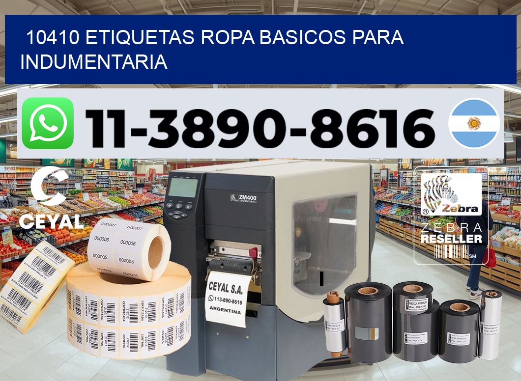 10410 Etiquetas ropa basicos para indumentaria