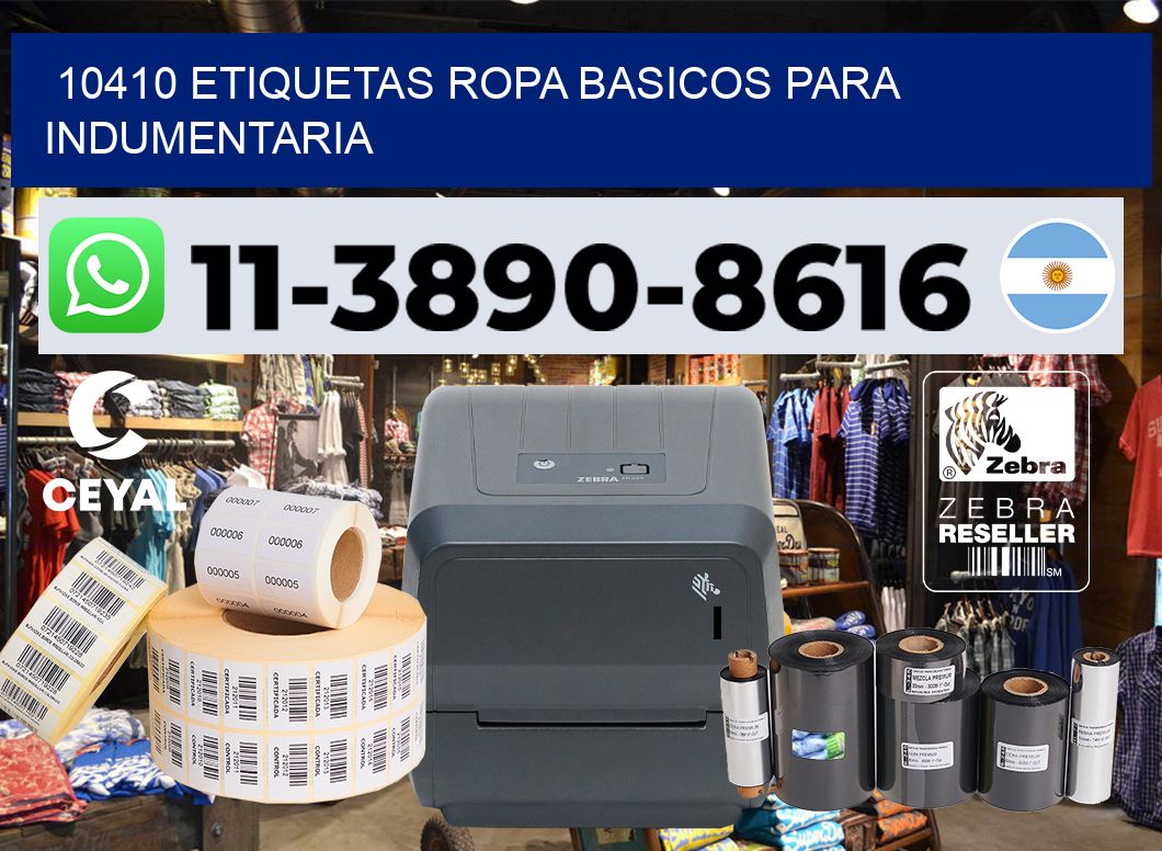 10410 Etiquetas ropa basicos para indumentaria