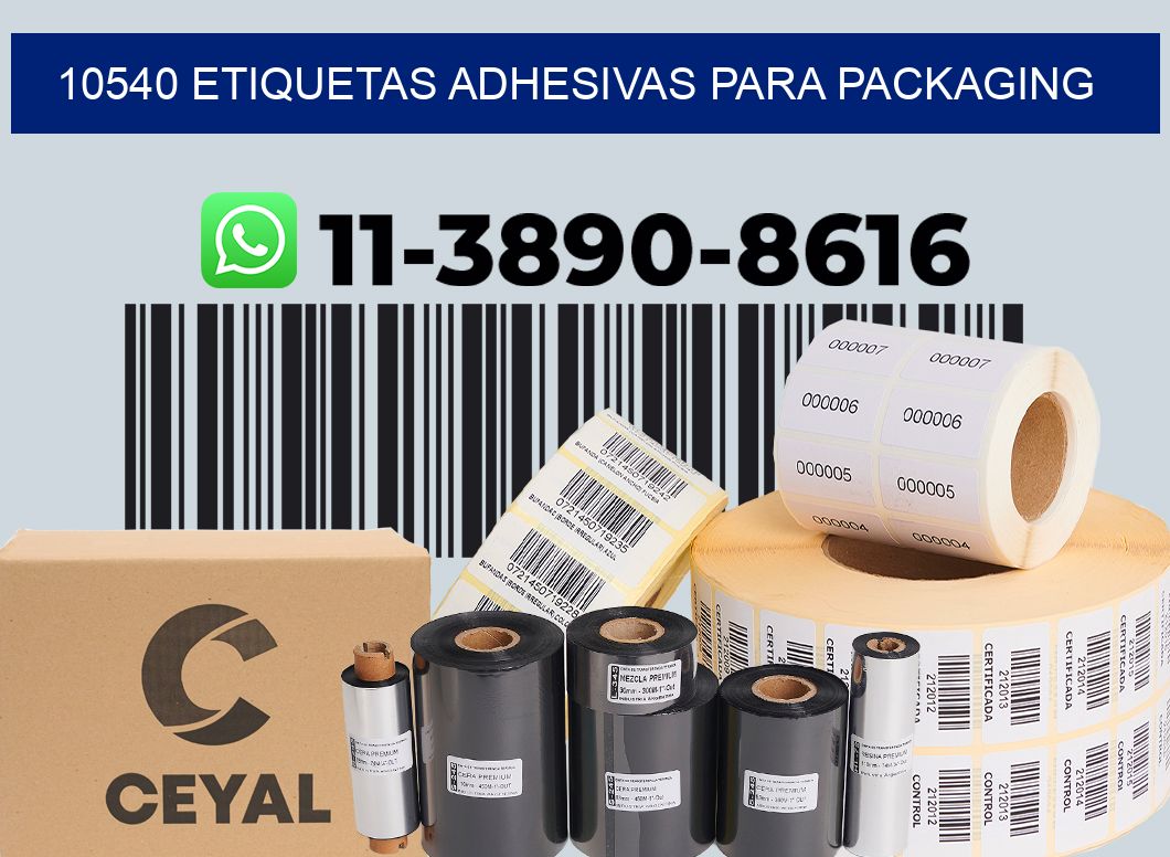 10540 etiquetas adhesivas para packaging