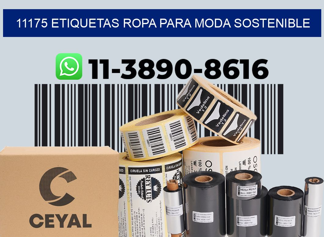 11175 Etiquetas ropa para moda sostenible