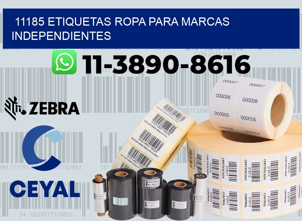 11185 Etiquetas ropa para marcas independientes