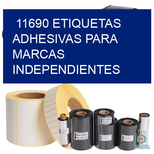 11690 Etiquetas adhesivas para marcas independientes