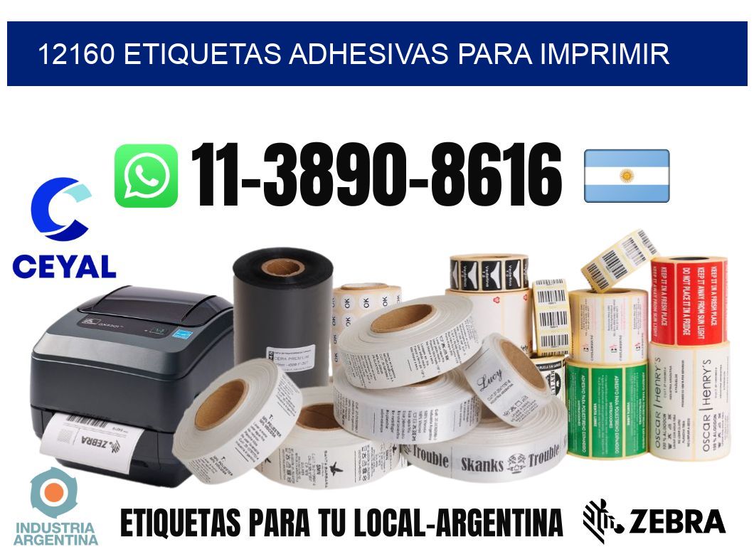 12160 etiquetas adhesivas para imprimir