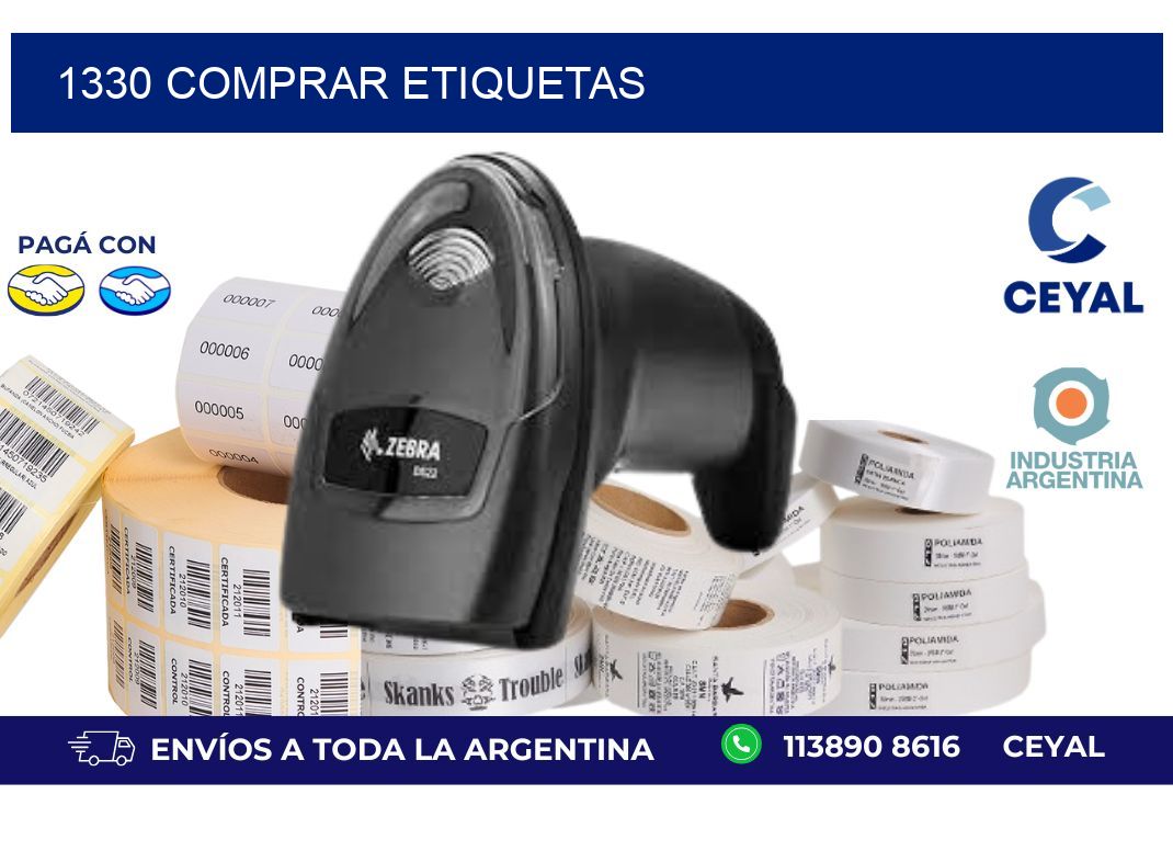 1330 comprar etiquetas