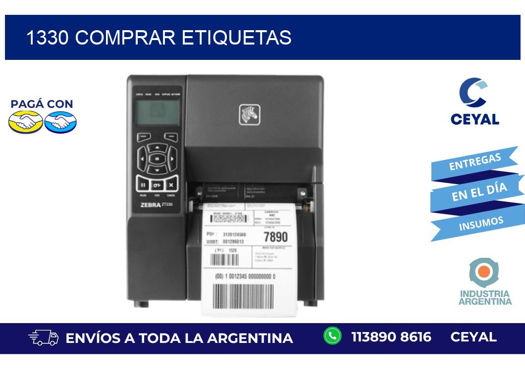1330 comprar etiquetas