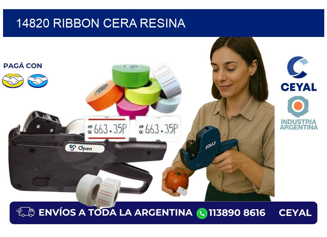 14820 ribbon cera resina