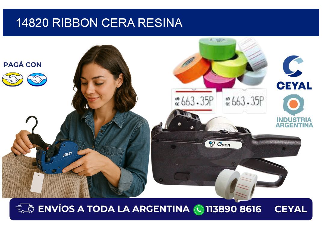 14820 ribbon cera resina