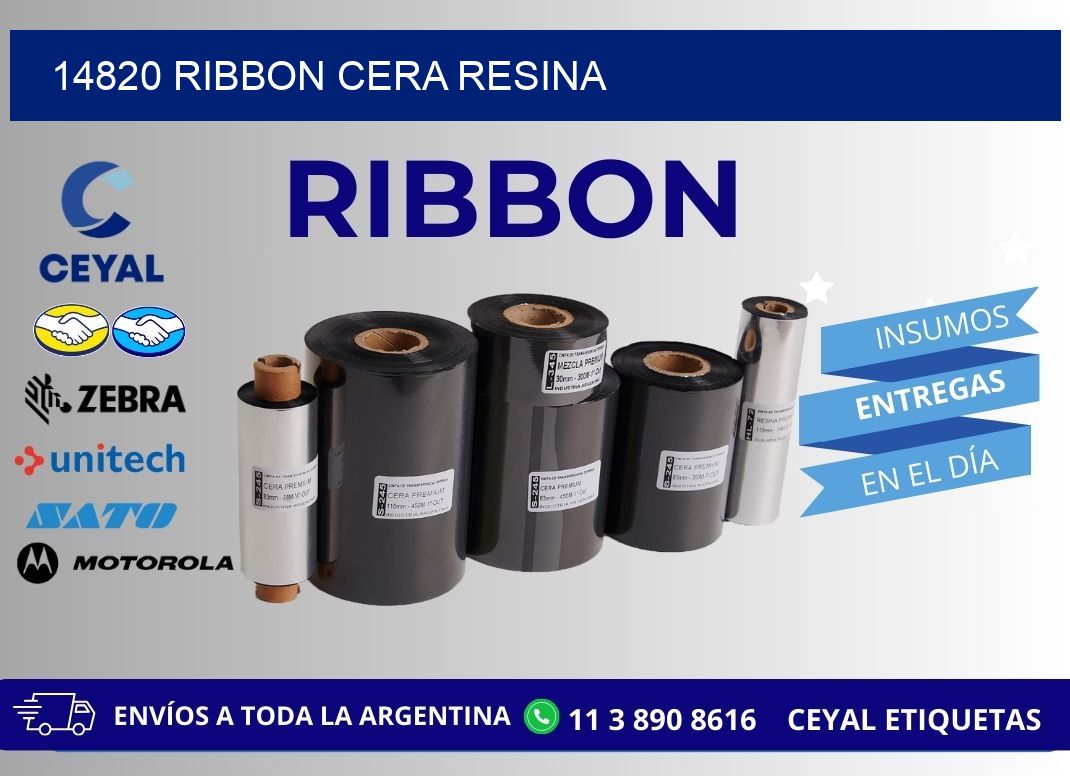 14820 ribbon cera resina