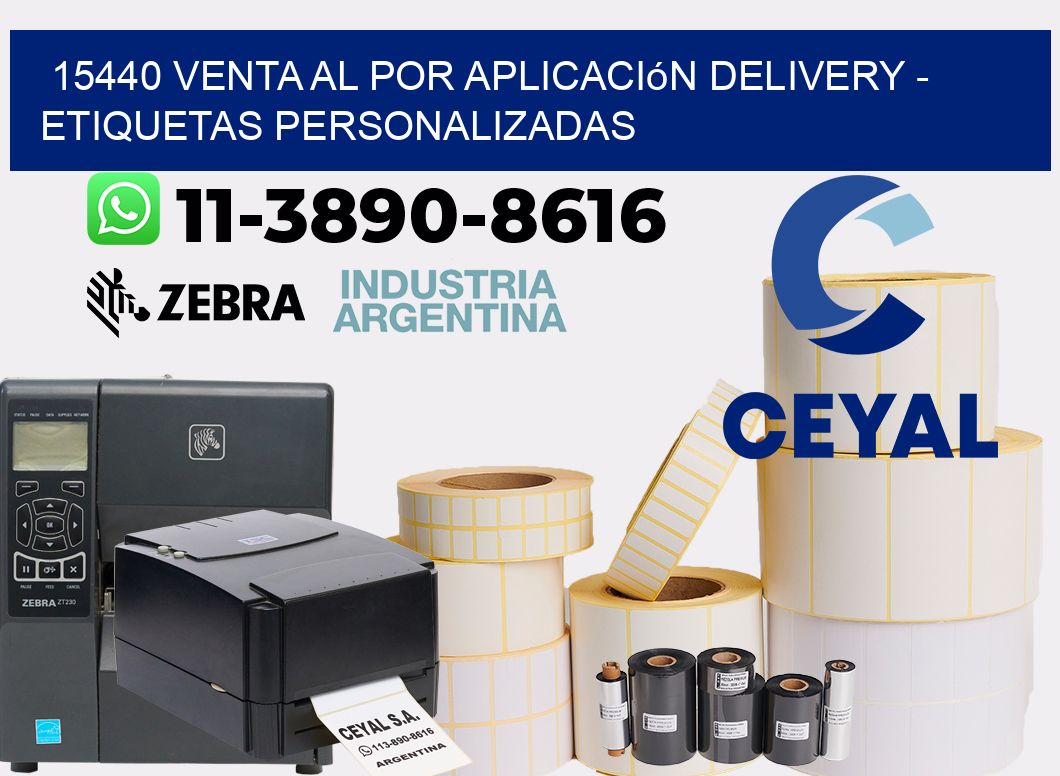 15440 Venta al Por Aplicación delivery - Etiquetas Personalizadas