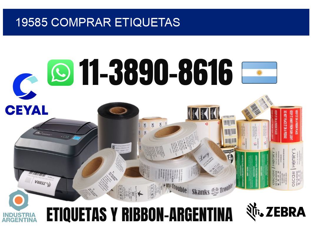 19585 comprar etiquetas
