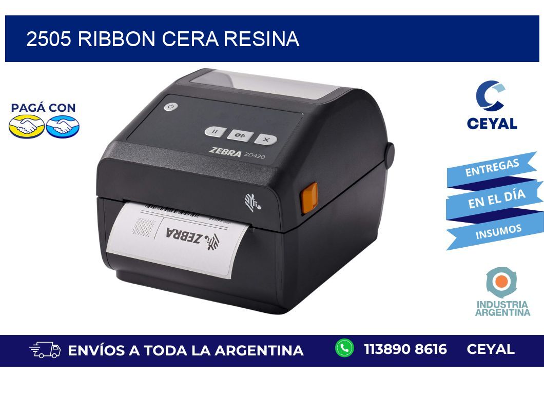 2505 ribbon cera resina